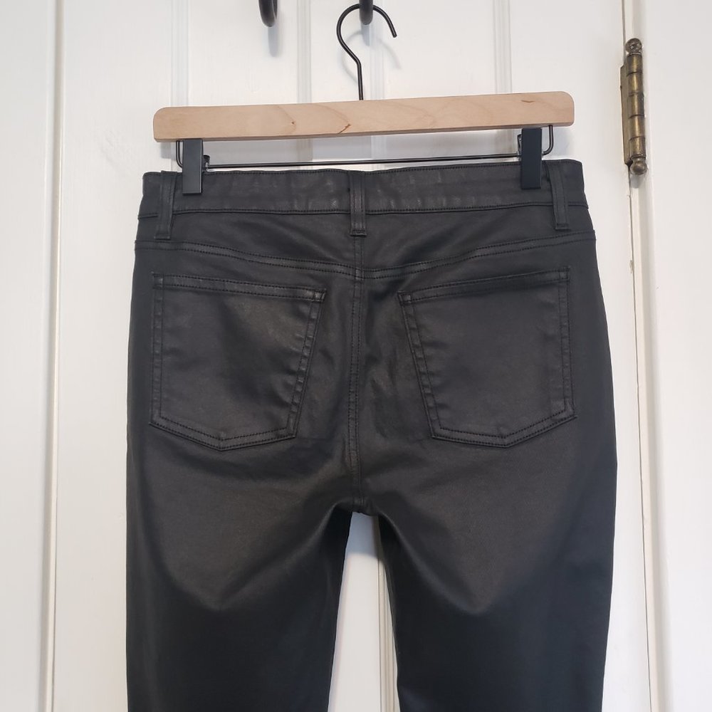 Eileen Fisher Witchy Goth Coated Skinny Jeans - Picture 6 of 7